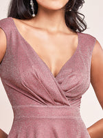Lurex Wrap Maxi Dress