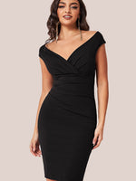 Bardot Pleated Midi Dress