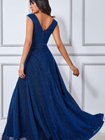 Lurex Wrap Maxi Dress