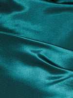 Cowl Neck Satin Maxi Dress
