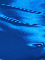 Cowl Neck Satin Maxi Dress