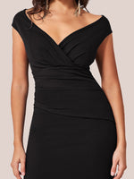 Bardot Pleated Midi Dress